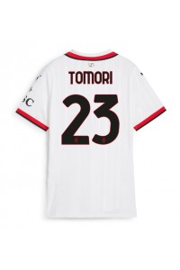 AC Milan Fikayo Tomori #23 Voetbaltruitje Uit tenue Dames 2024-25 Korte Mouw